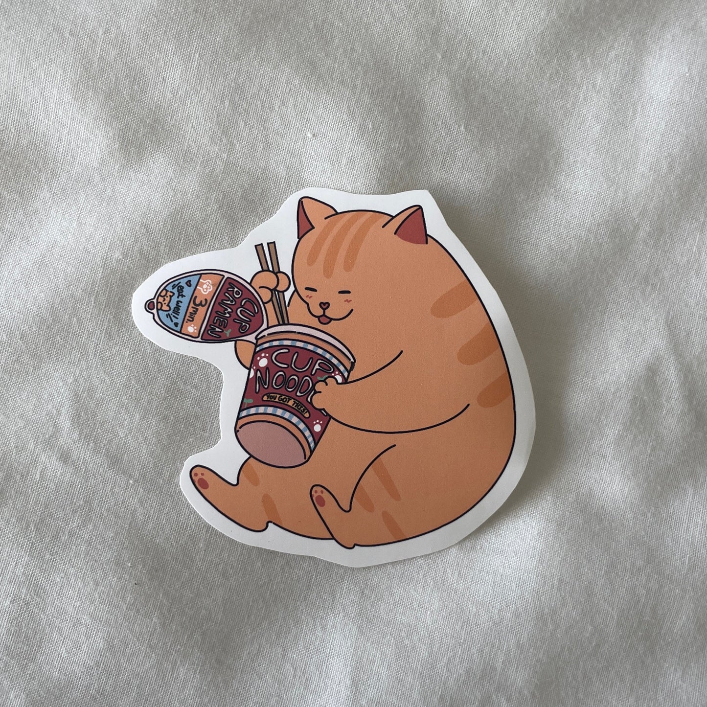 Cup Noodle Cat