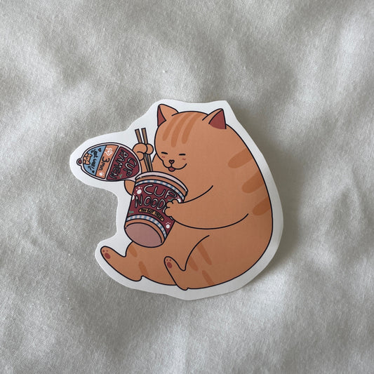 Cup Noodle Cat