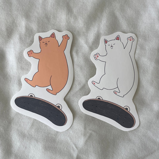 Skate Board Cat