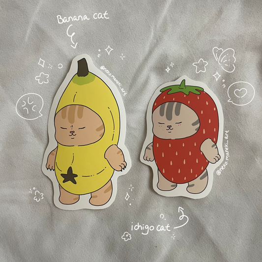 ichigo and banana cats